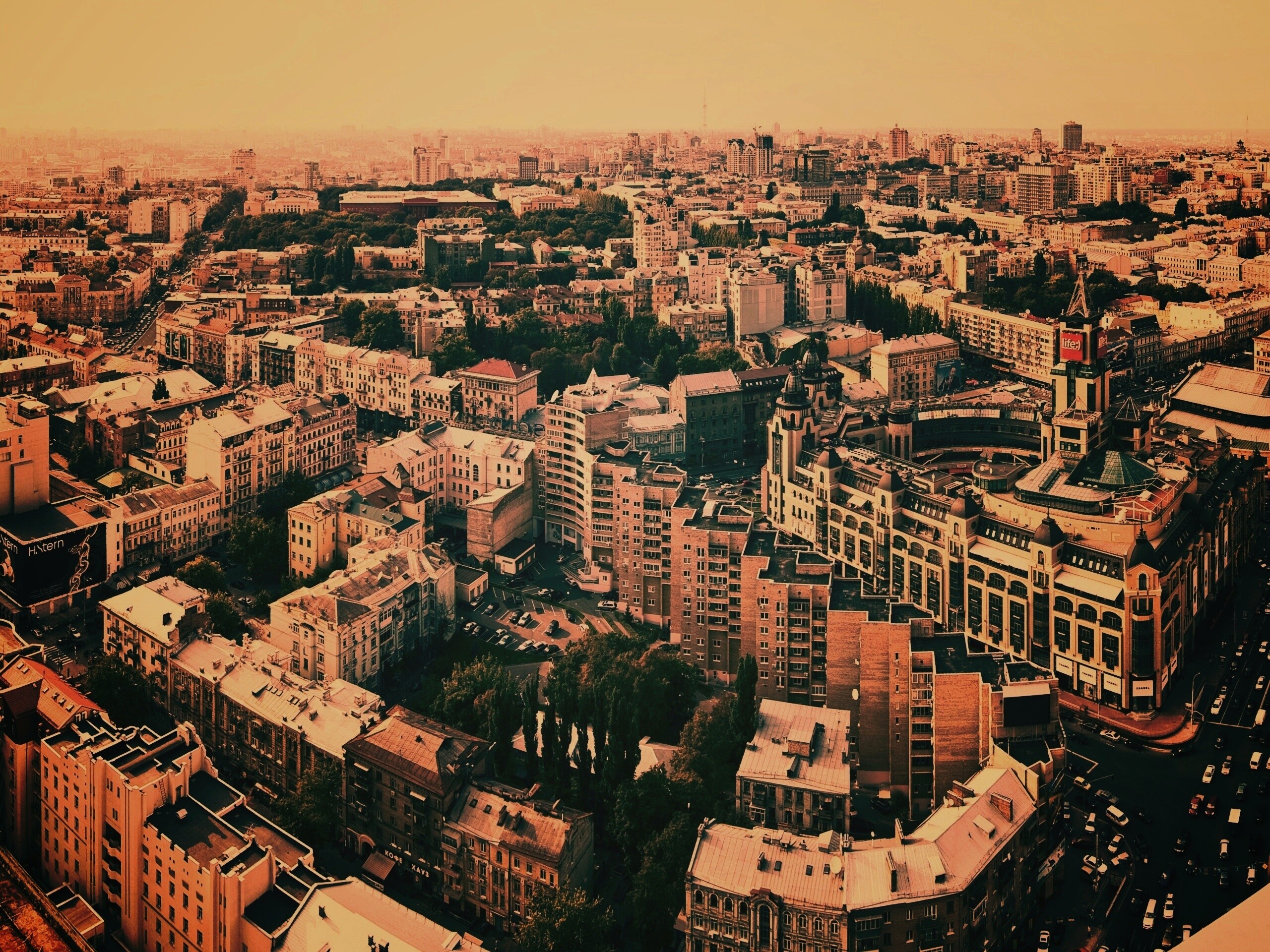 Киевская панорама обои