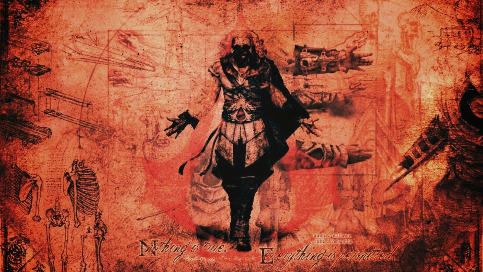 Гравюра Assasins Creed обои