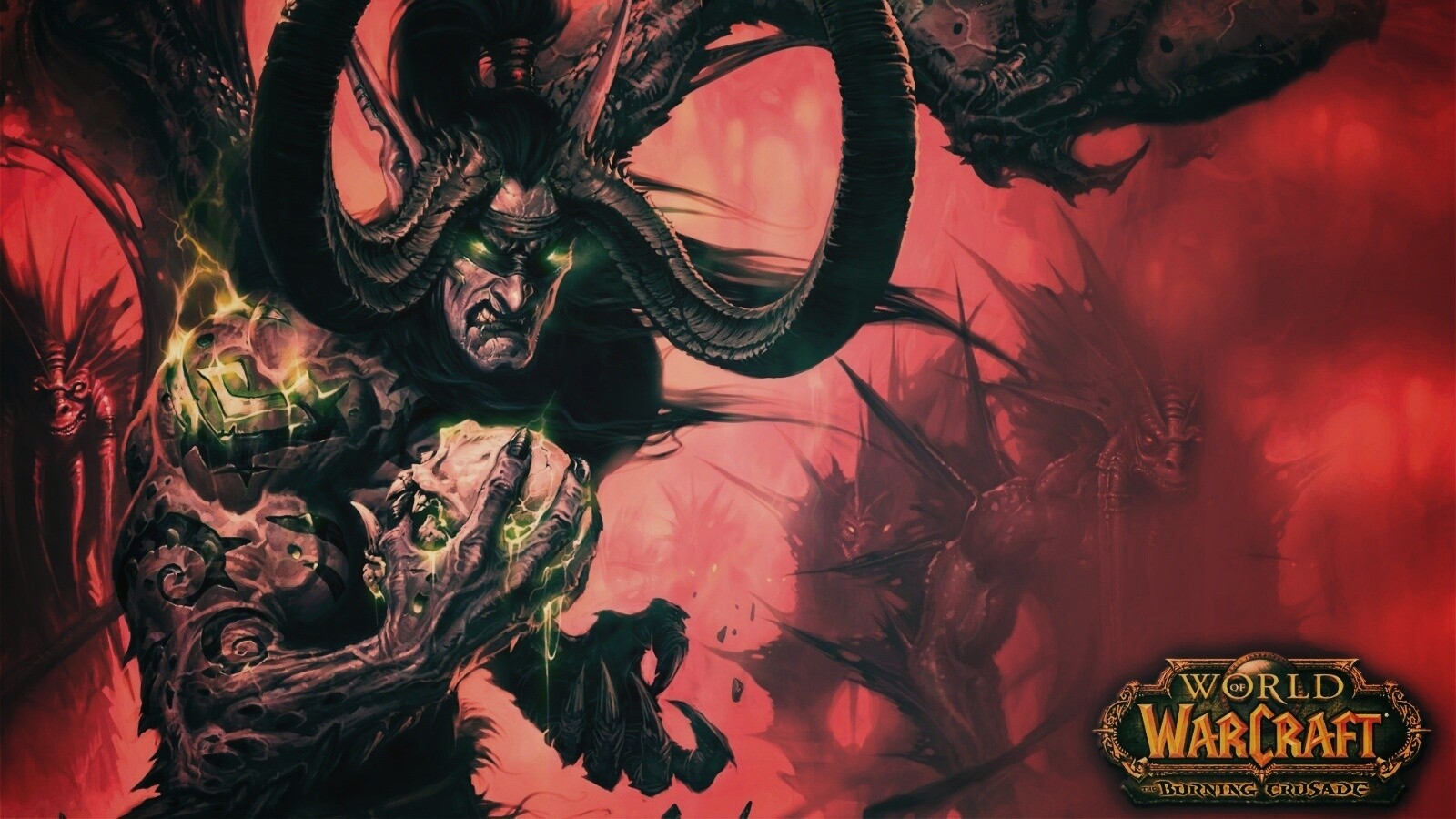 Иллидан из WoW BC обои