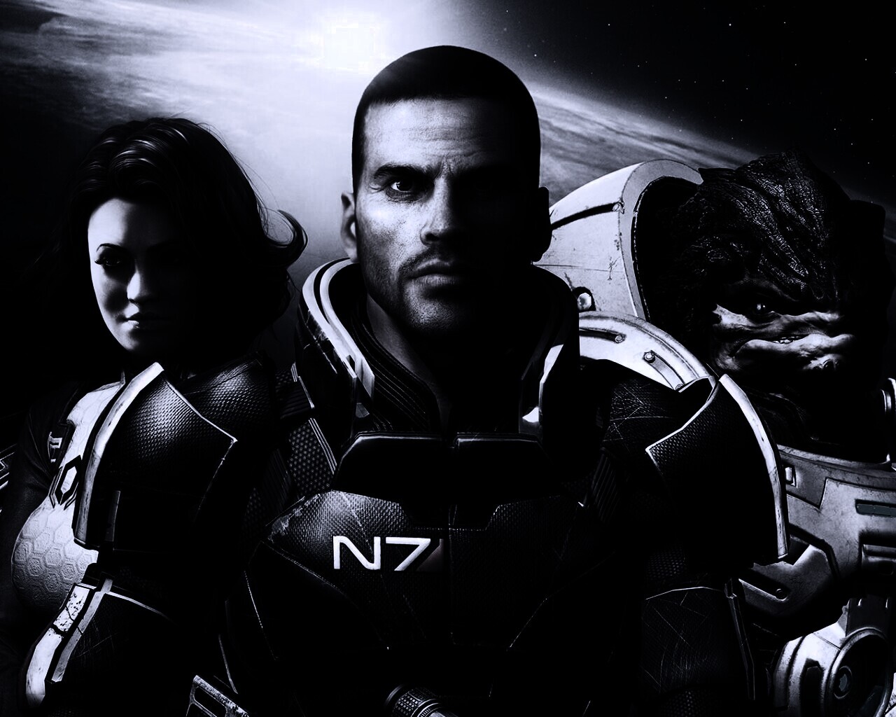 Mass Effect N7 обои