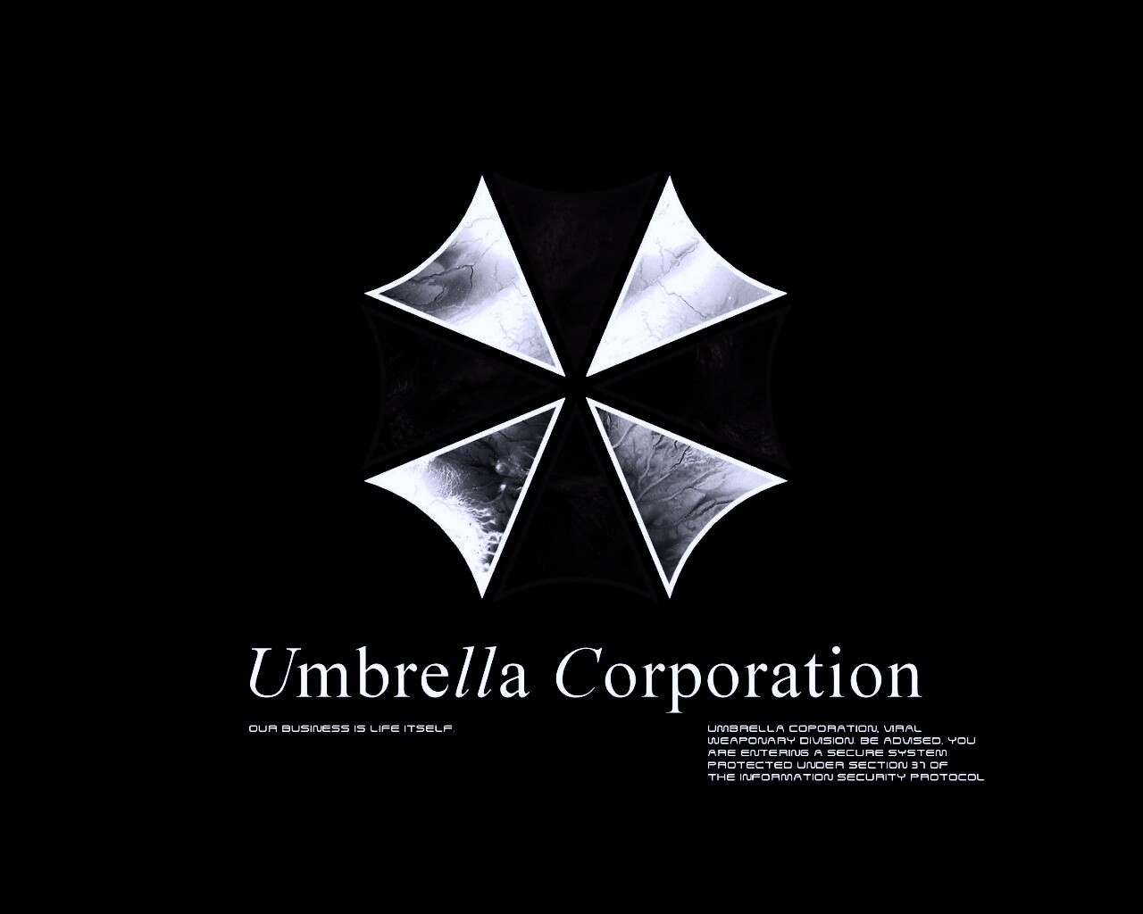 Логотип корпорации Амбрелла (Umbrella corp) обои