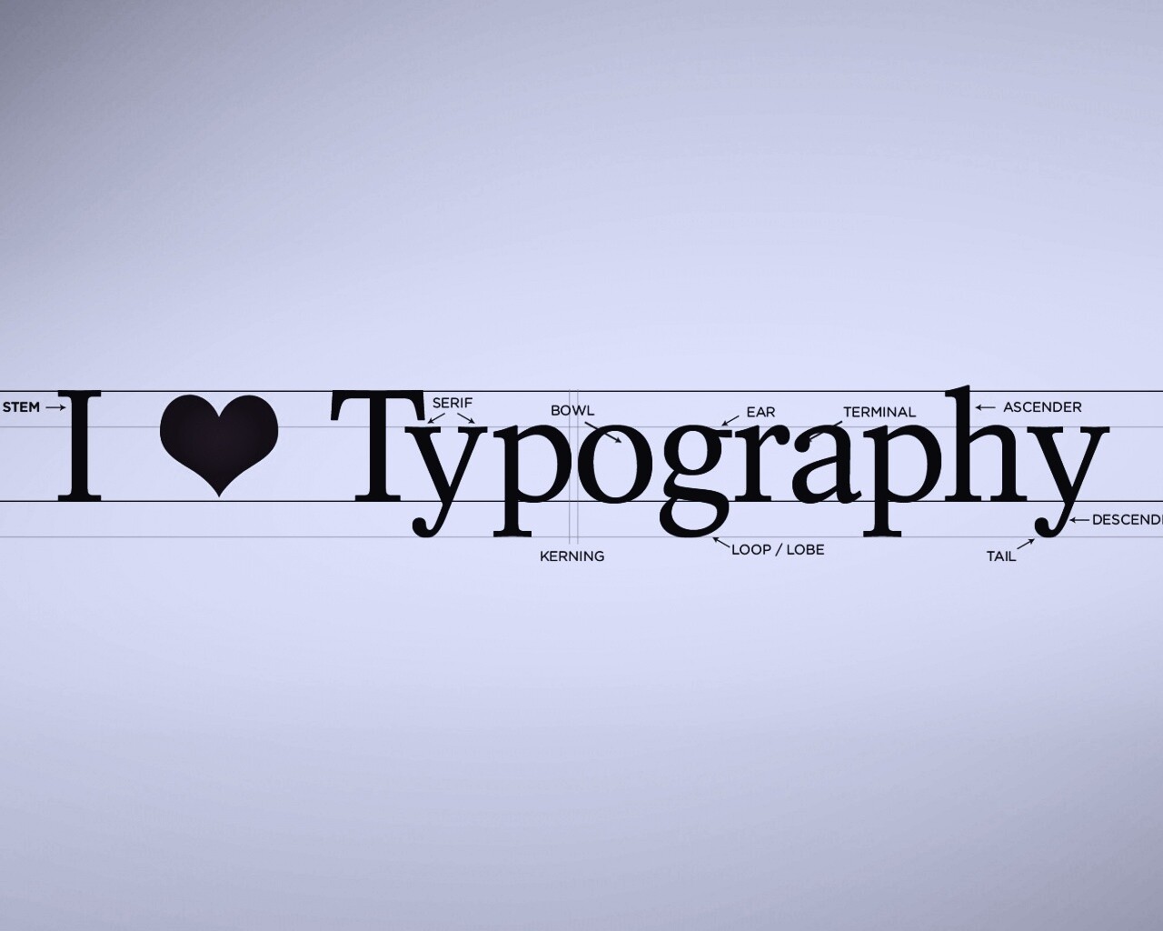 I love typography обои
