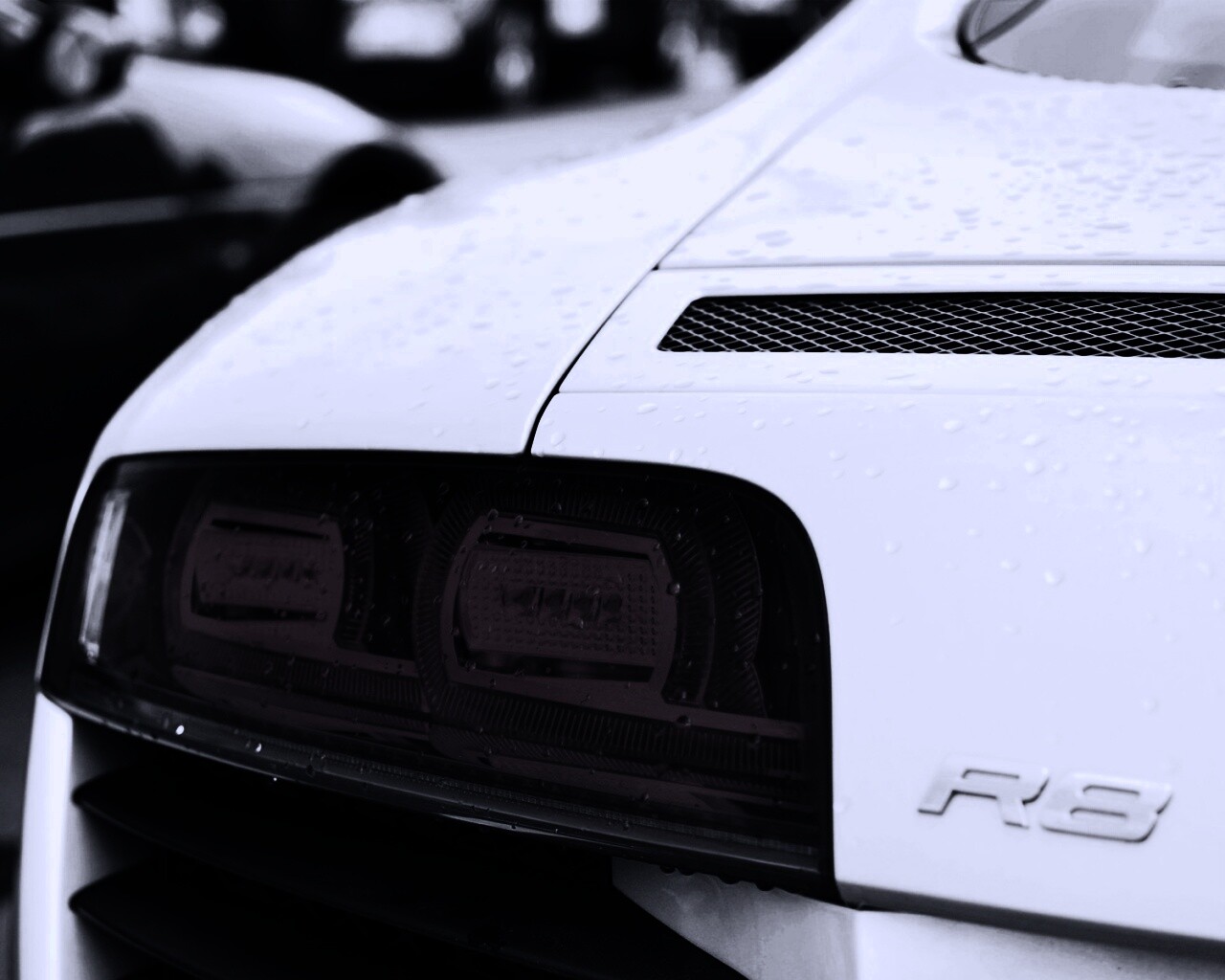 Задняя фара Audi R8 обои