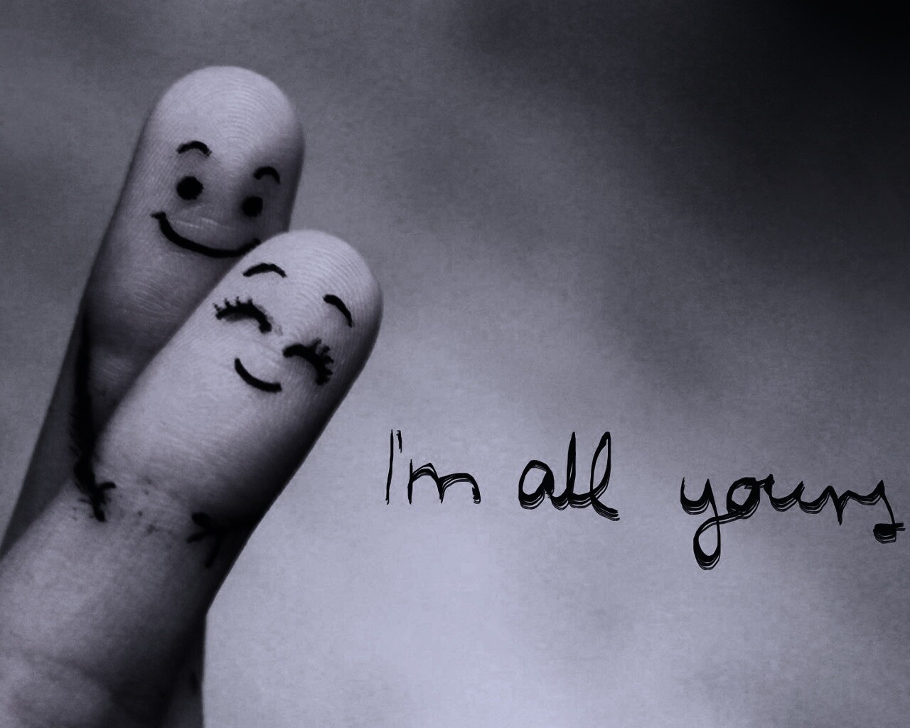 I"m all yours! обои