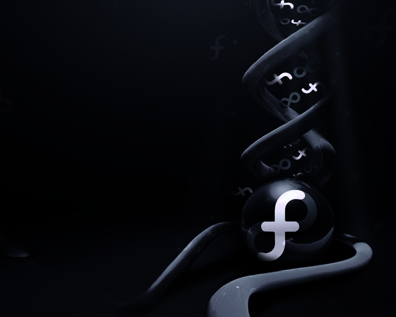 OS Fedora обои