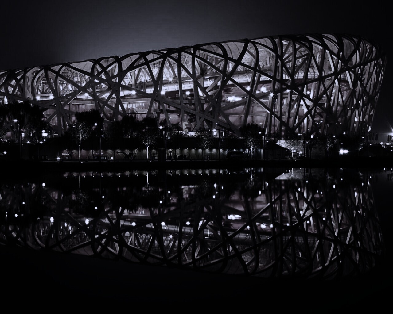 Олимпийский стадион Birds Nest обои