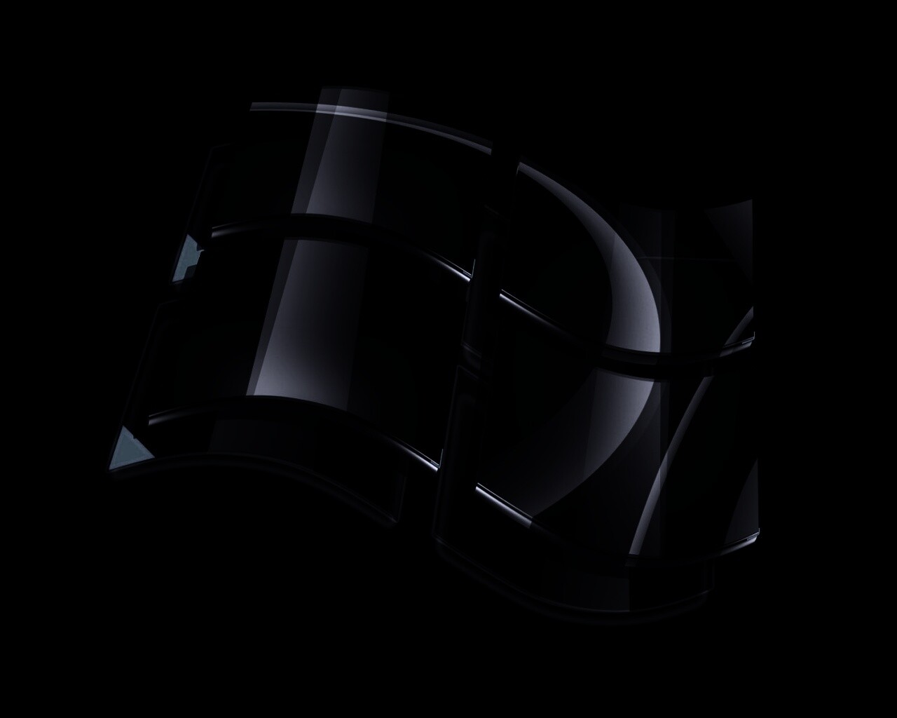 Стеклянный логотип Windows обои