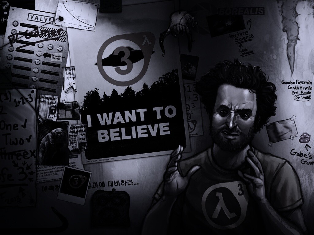 Half Life 3 - I want to believe обои