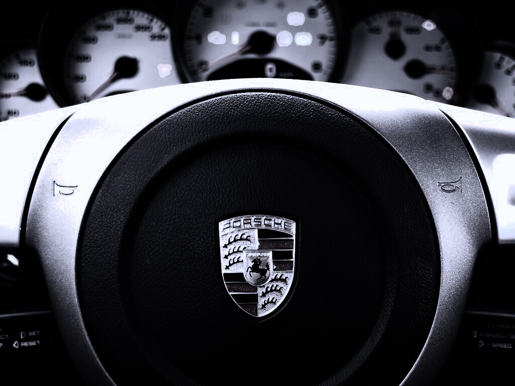 Руль Porshe обои