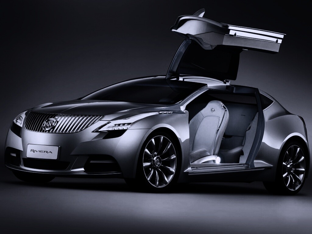 Buick Riviera с распахнутой дверцей обои