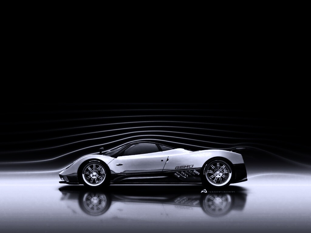 Аэродинамика Pagani Zonda обои