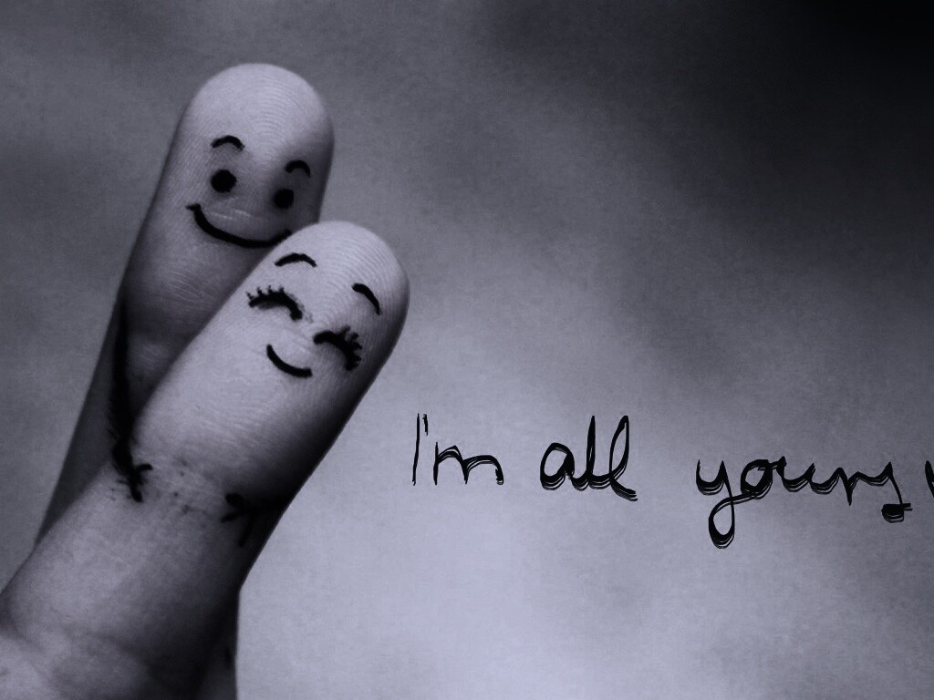 I"m all yours! обои