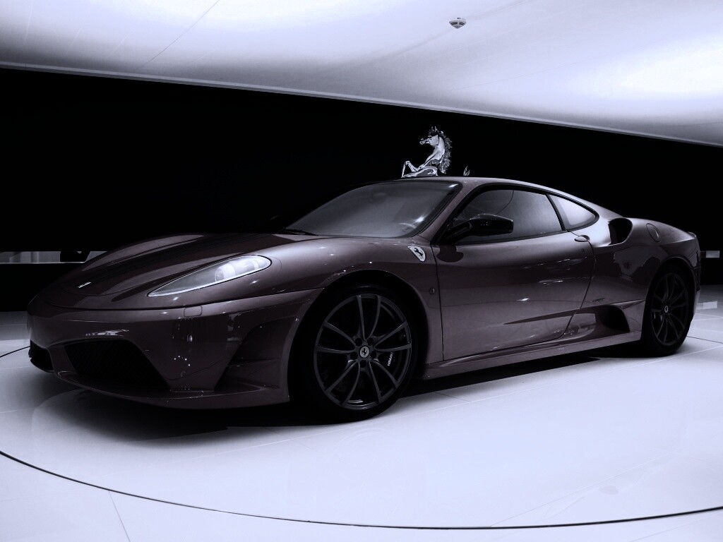 Ferrari F430 Scuderia на выставке обои