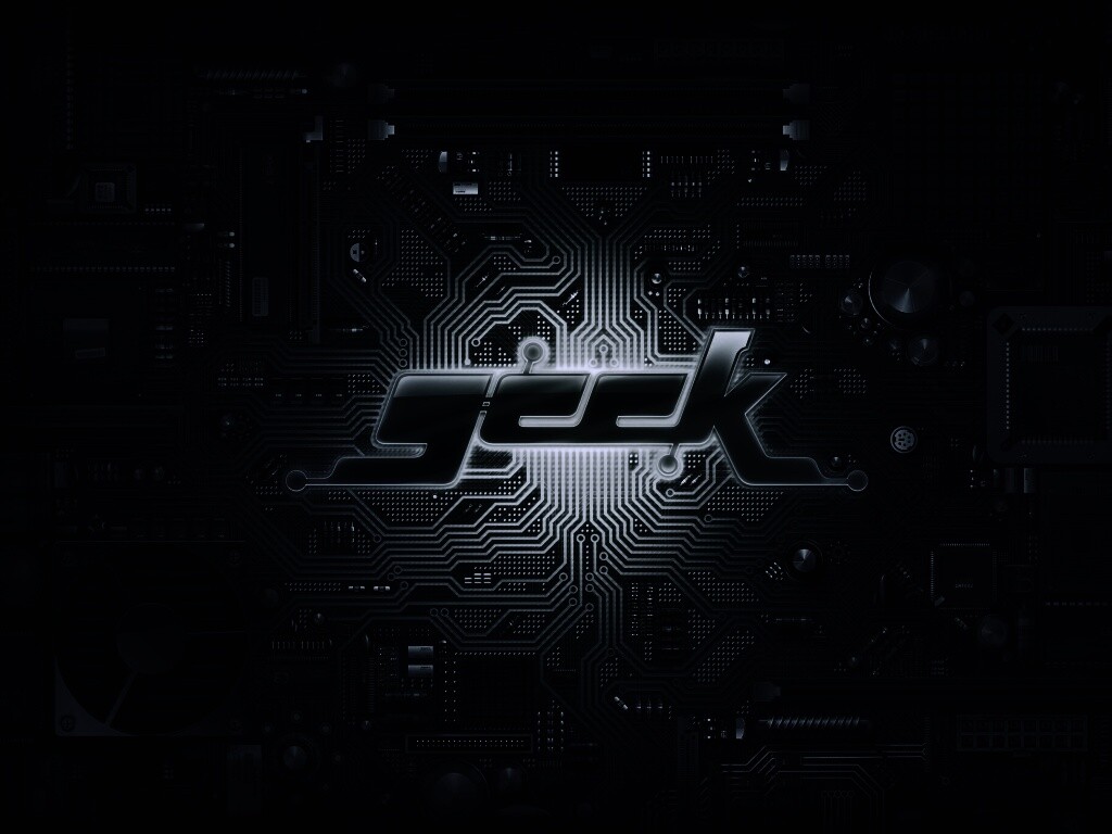 Печатная плата Geek обои