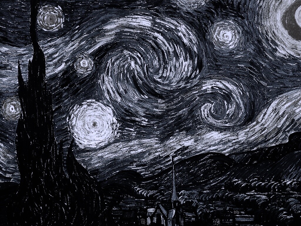 Рисунок города маслом обои
