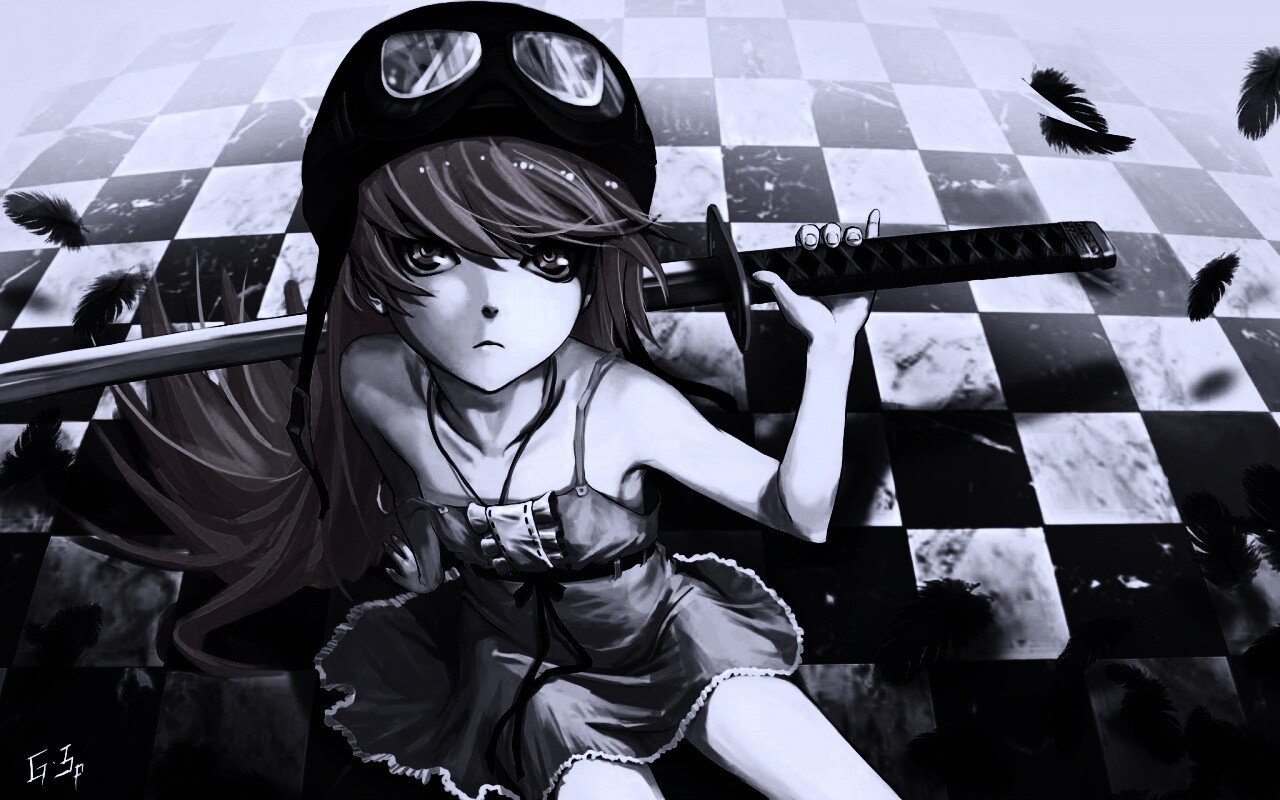 Полувампир из Bakemonogatari обои