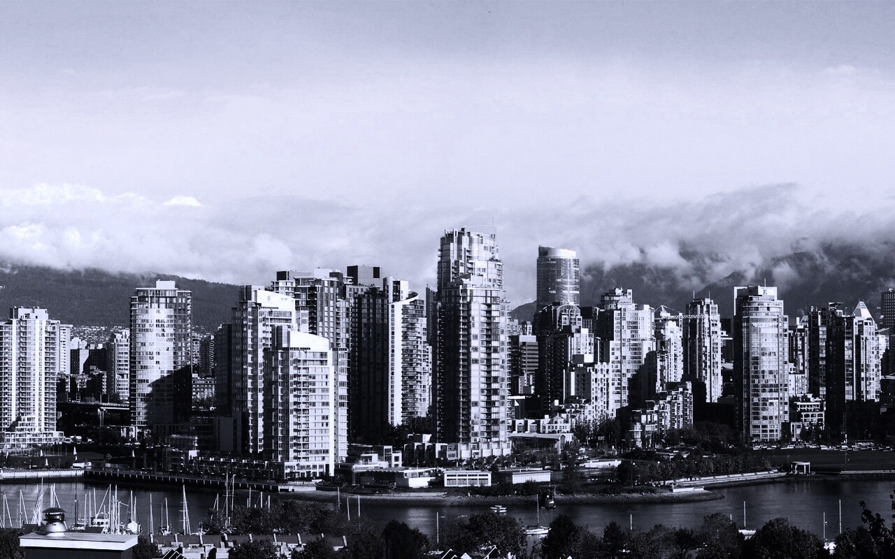 Панорама города обои