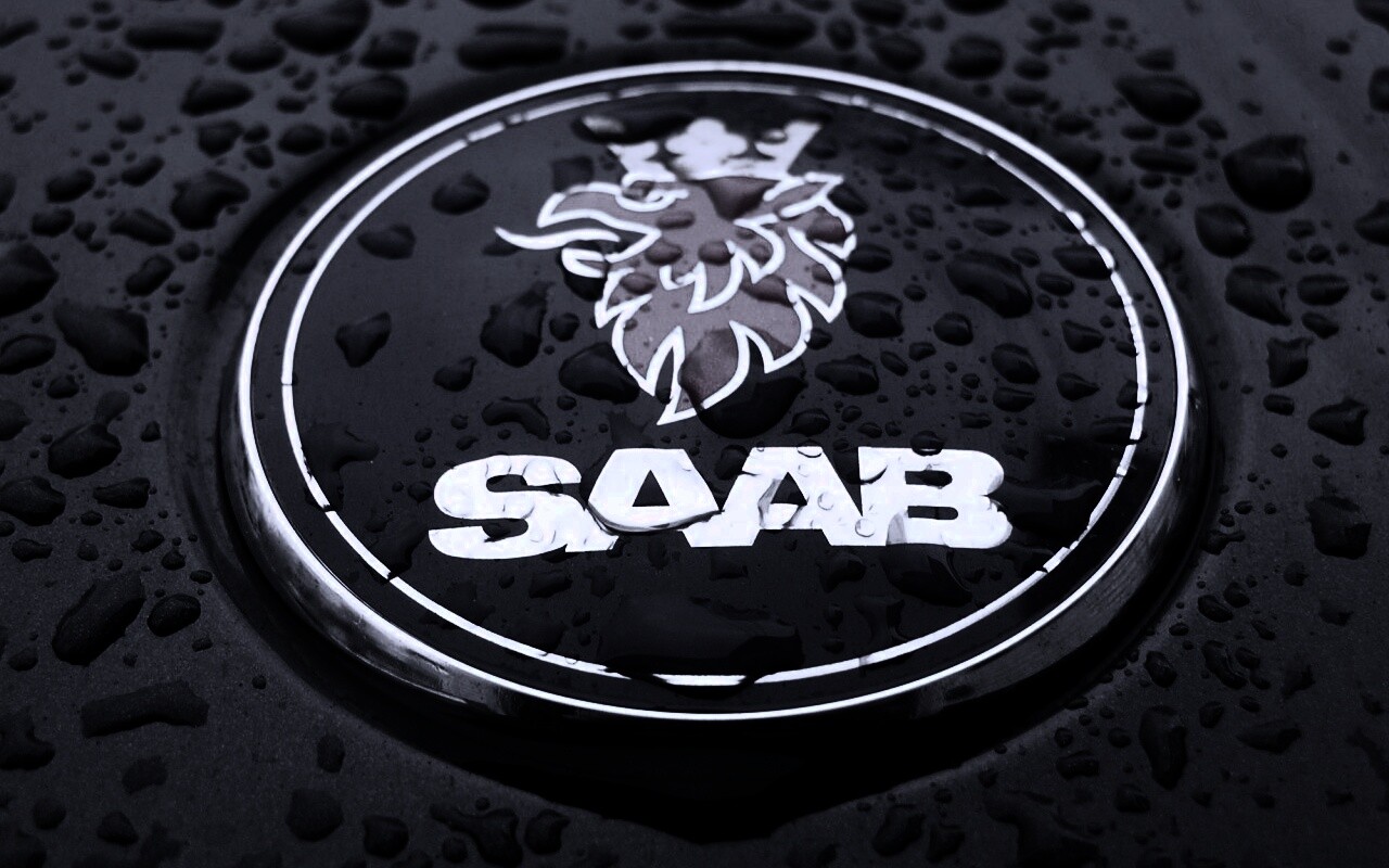 Логотип Saab обои