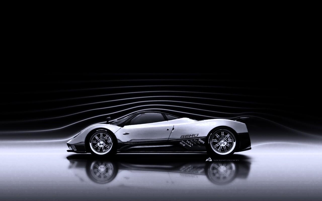 Аэродинамика Pagani Zonda обои