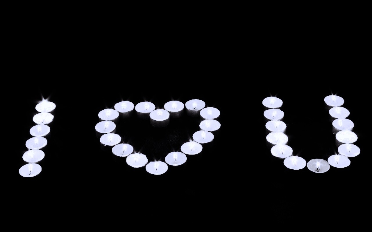 I love you обои