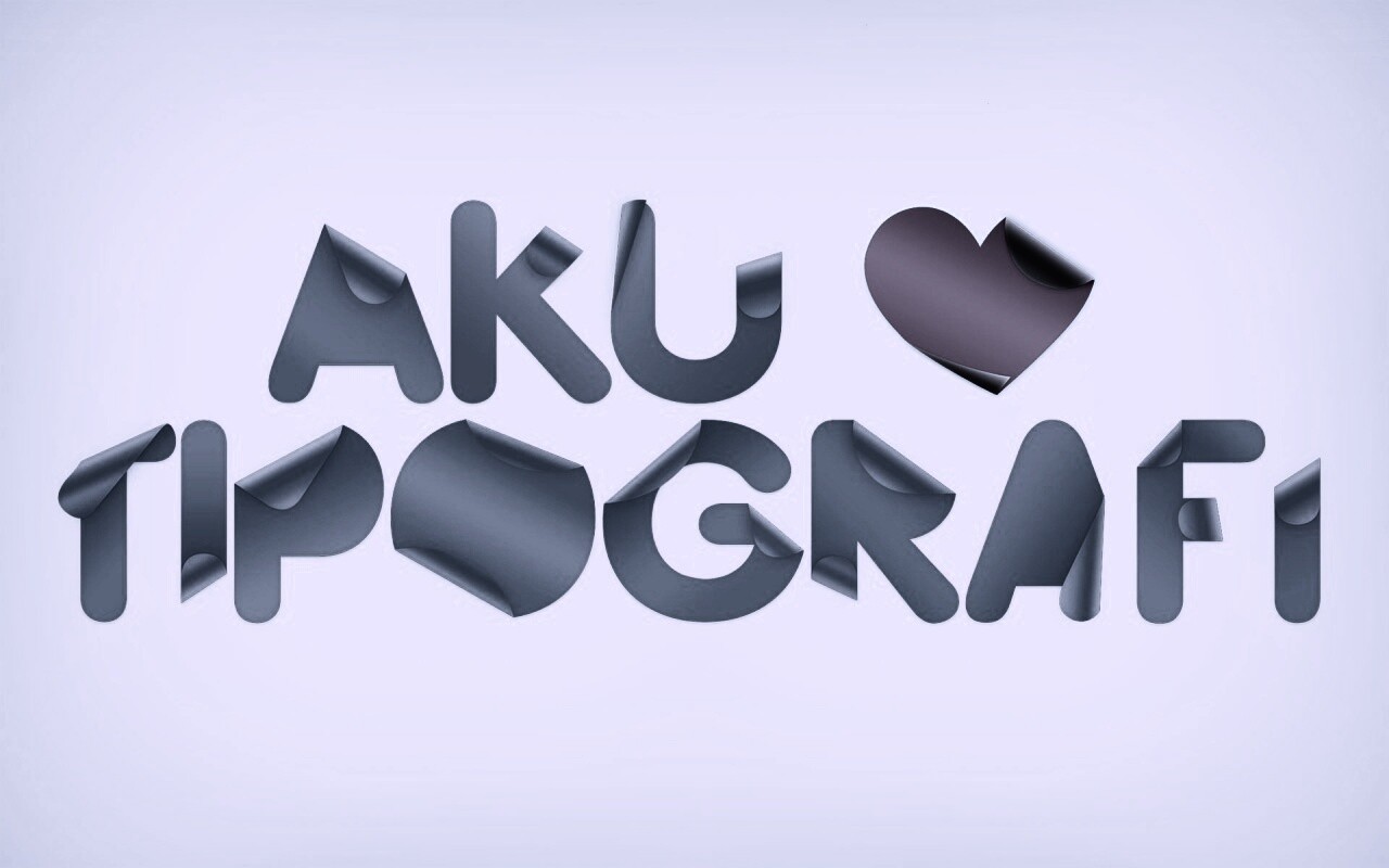 Любовь к типографика обои