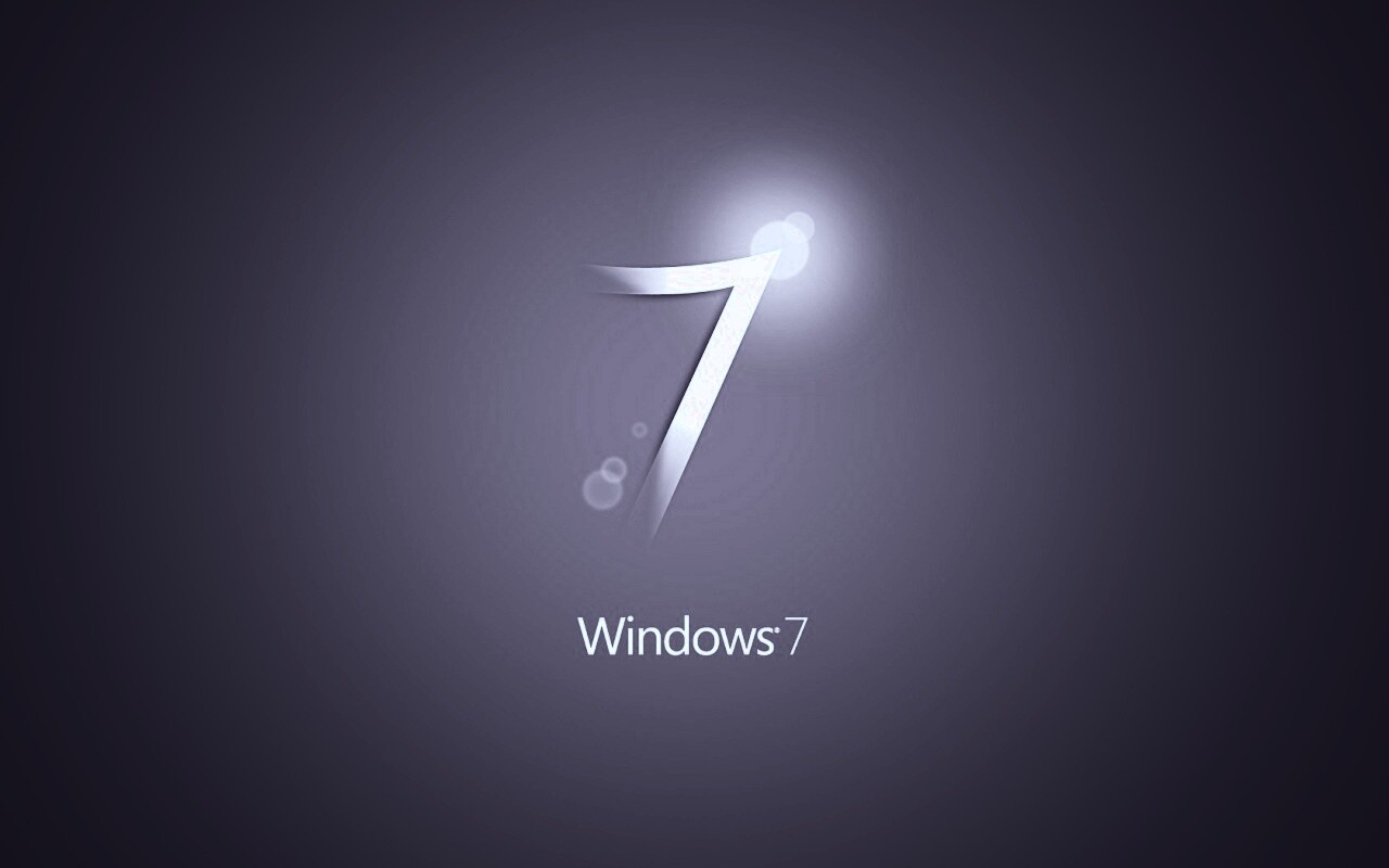 Сиреневый фон Windows 7 обои