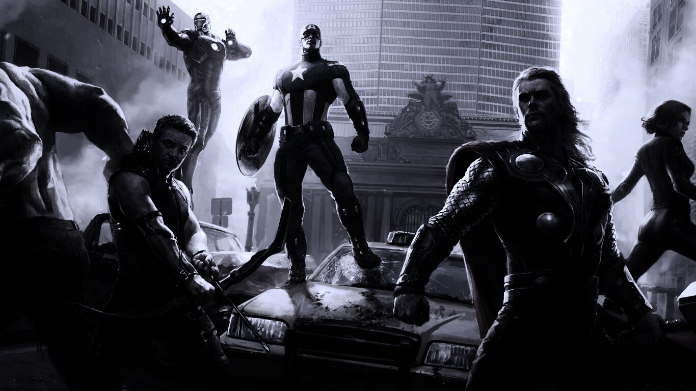 Арт к фильму Мстители обои