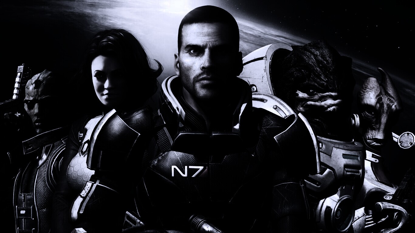 Mass Effect N7 обои