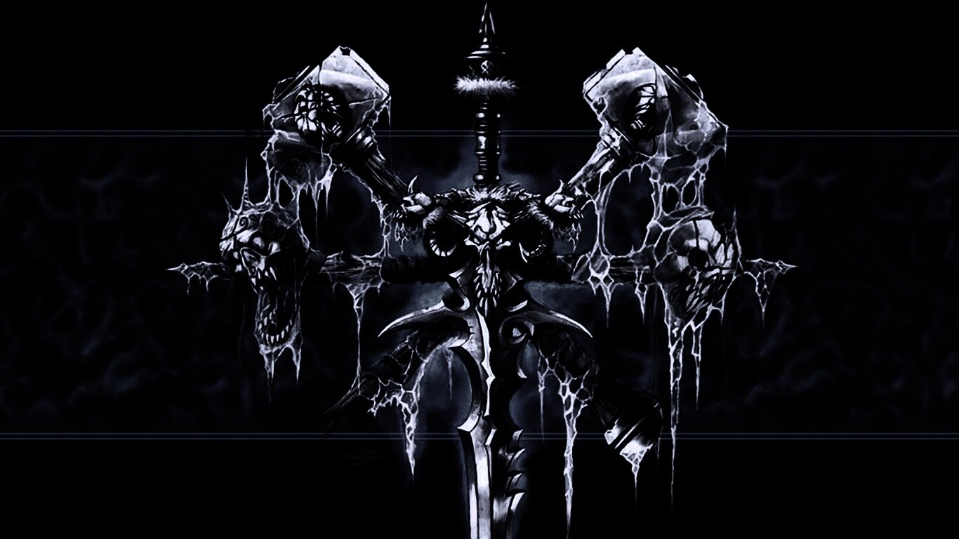 Логотип WarCraft Frothen Throne обои