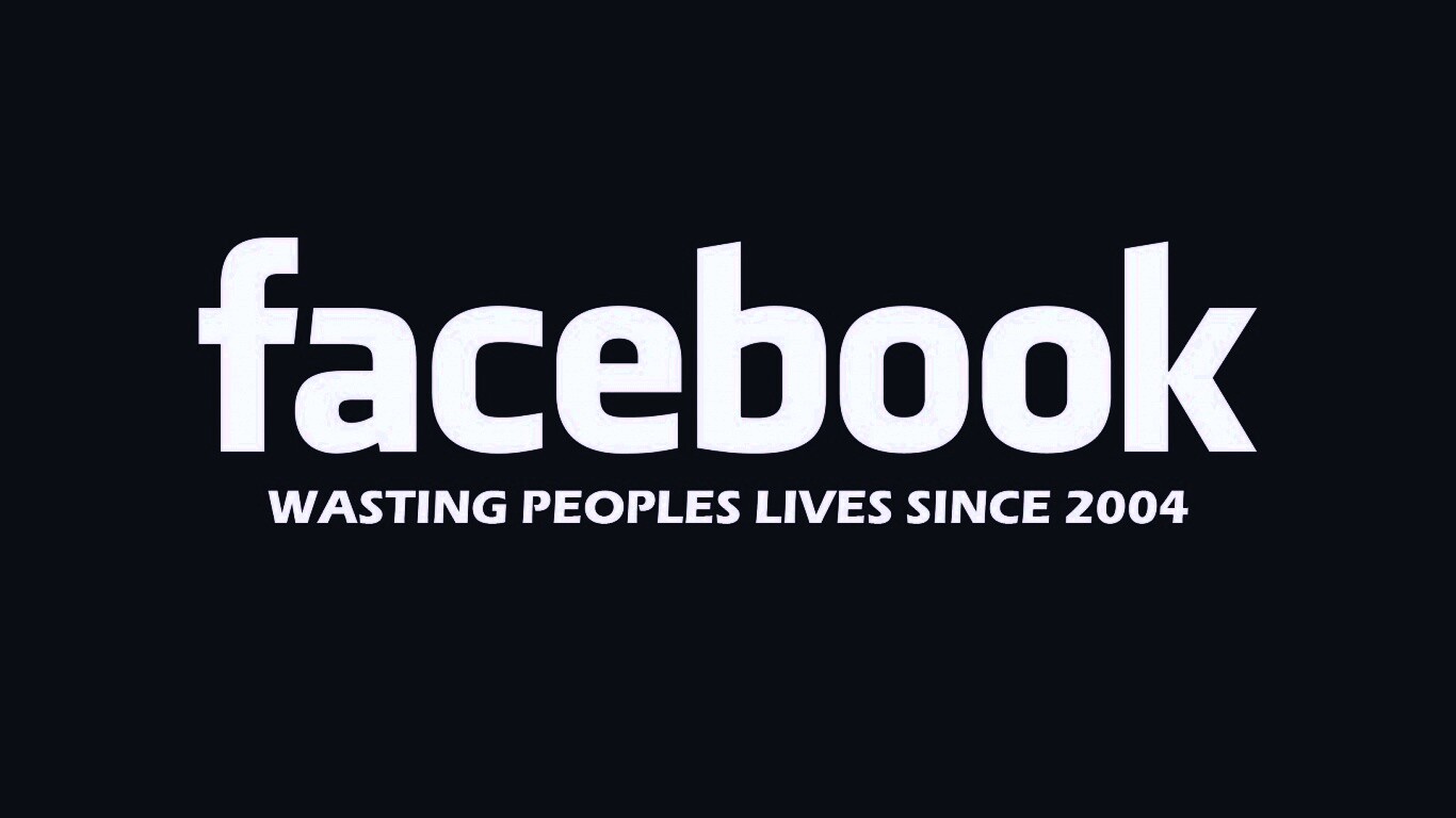 Facebook - жизнь на свалку обои