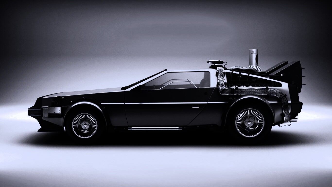 DeLorean машина времени обои