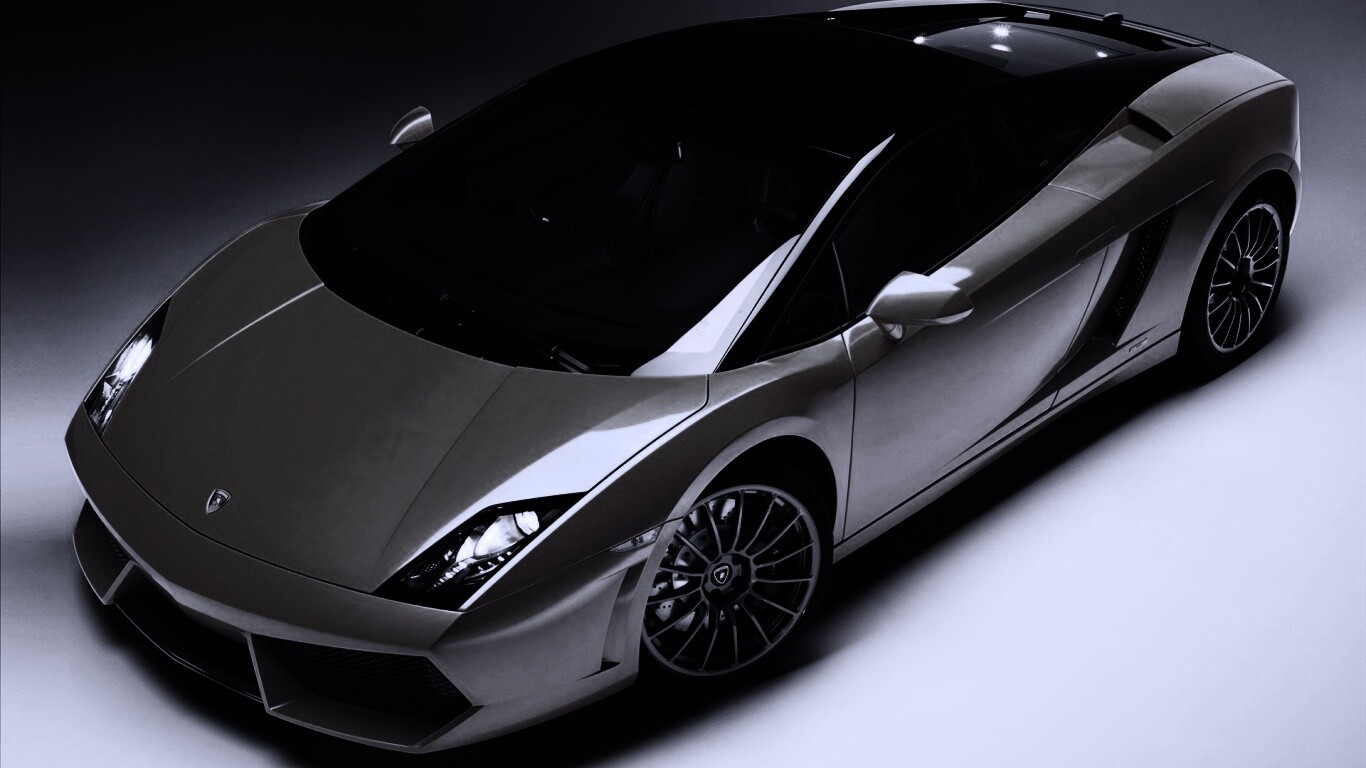 Жёлтый Lamborghini Gallardo обои