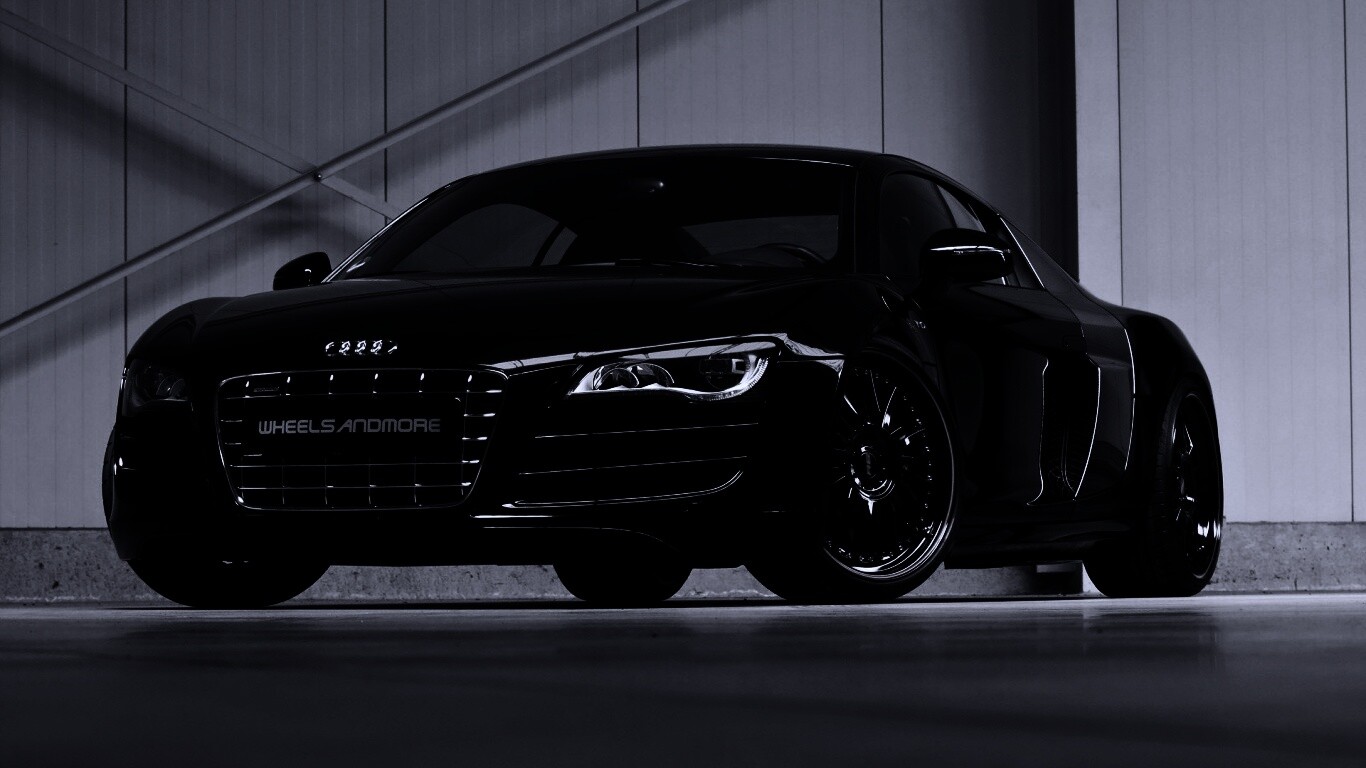 Audi черного цвета обои