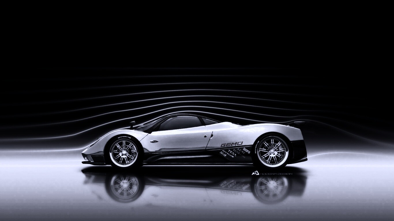 Аэродинамика Pagani Zonda обои
