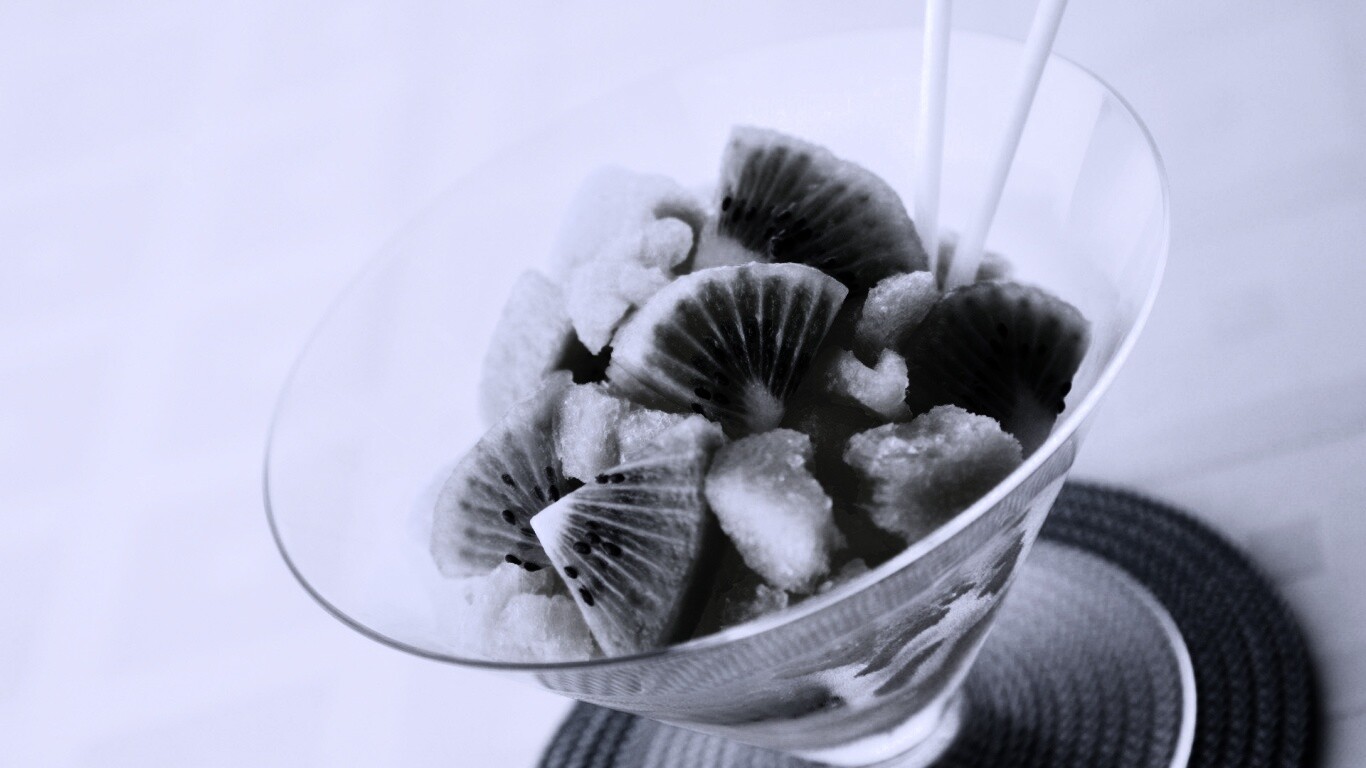Мороженое с киви обои