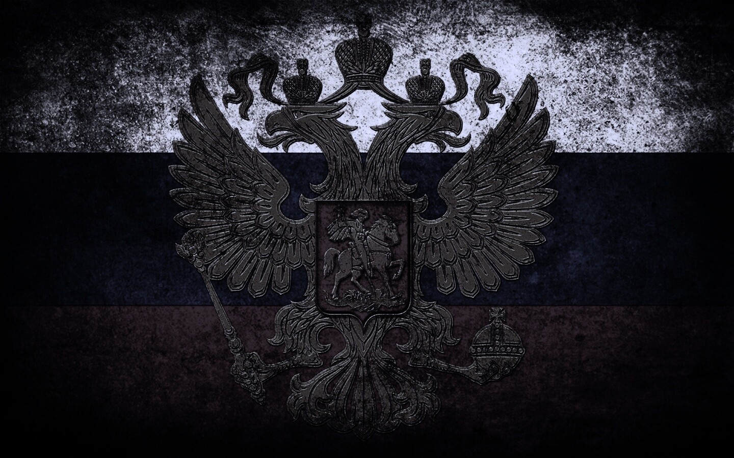 Флаг России в стиле гранж обои