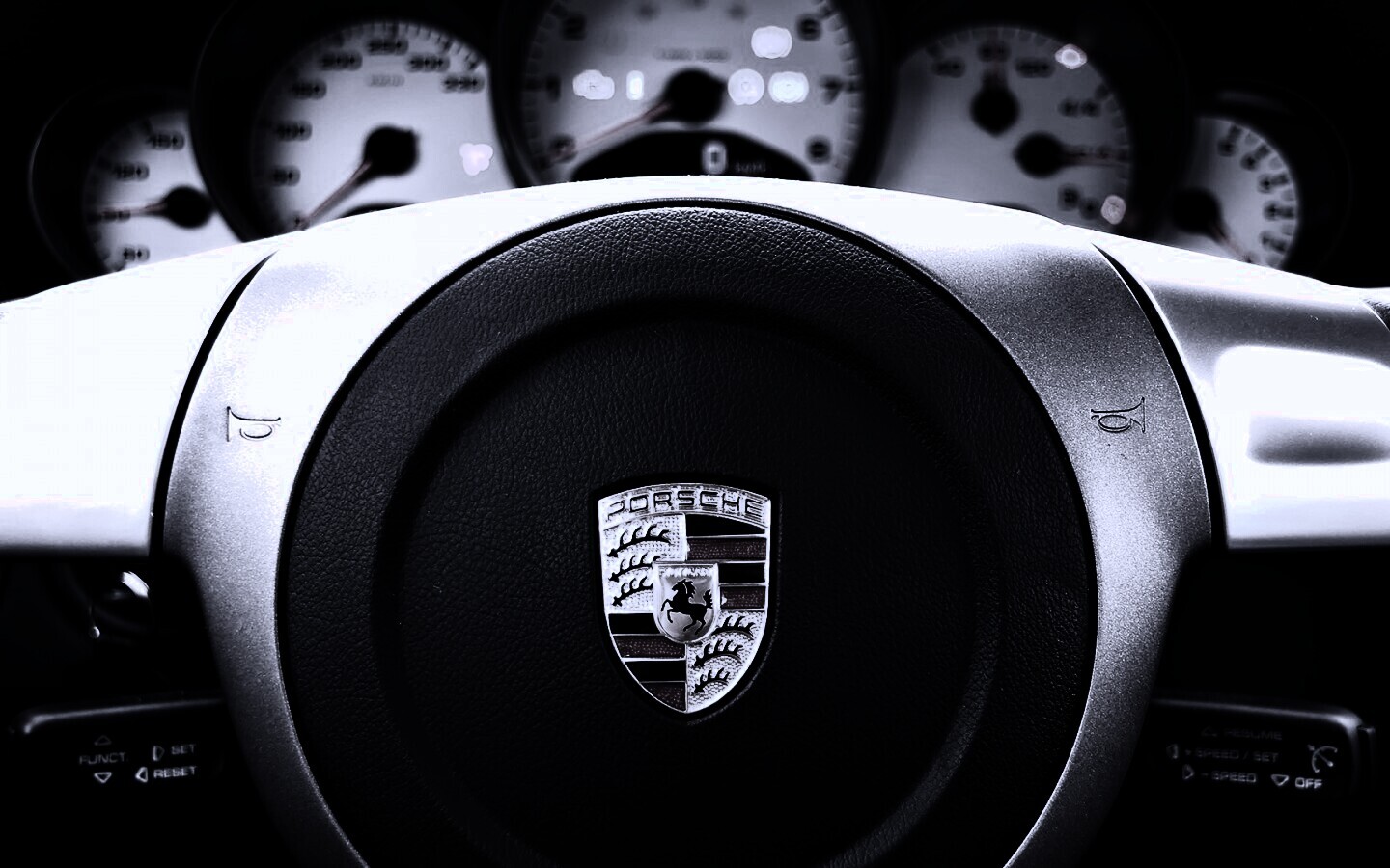 Руль Porshe обои