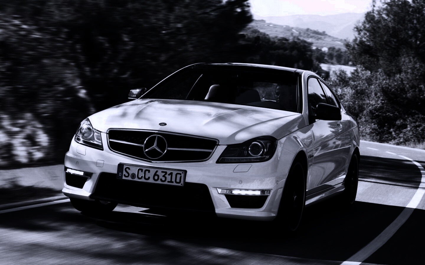 Mercede C63 обои