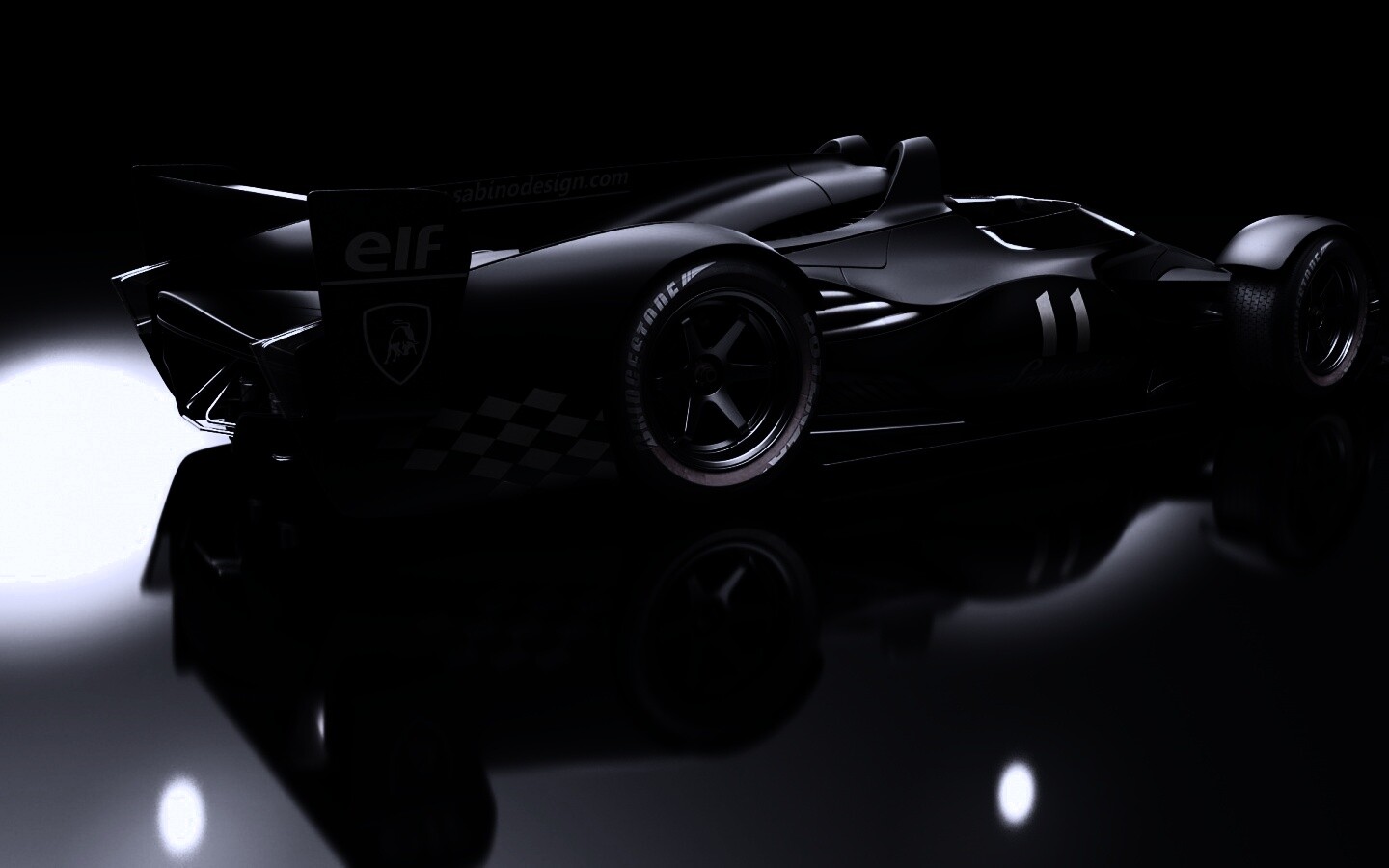Болид Lamborghini обои