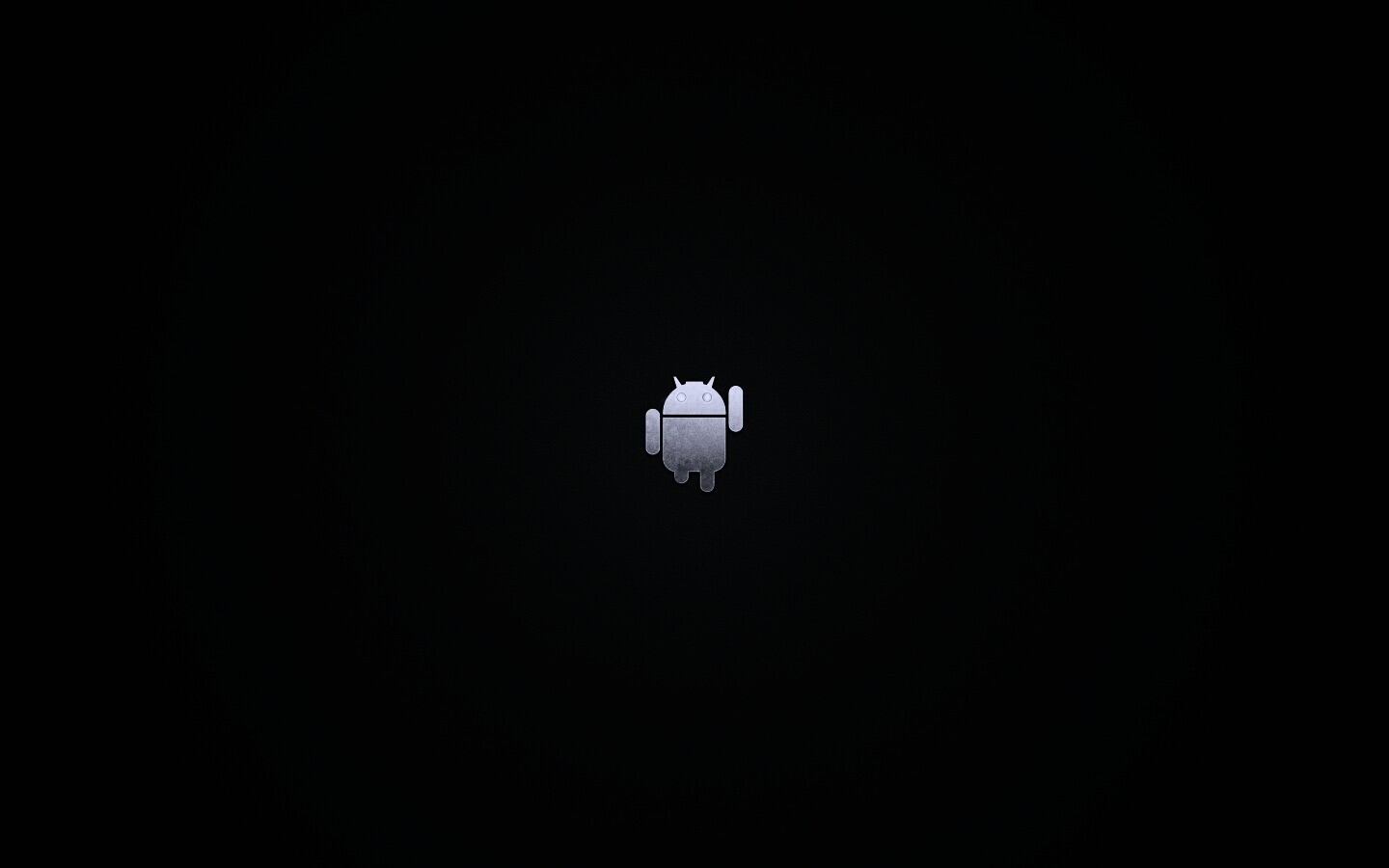 Логотип Android на зеленом фоне обои