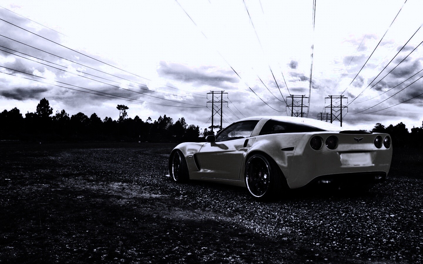 Chevrolet corvette обои