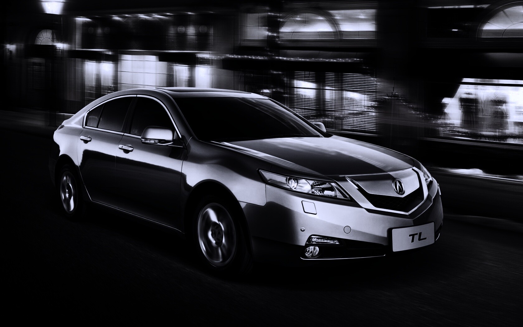 Acura в движении обои