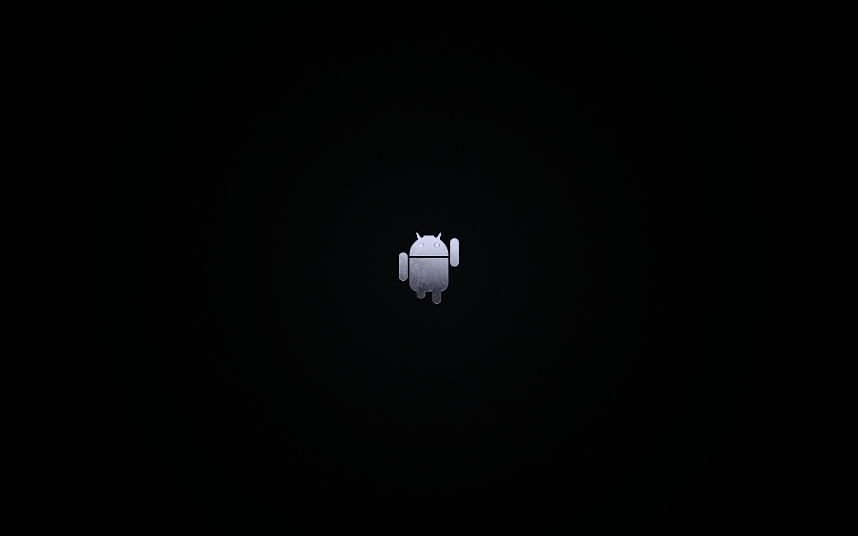 Логотип Android на зеленом фоне обои