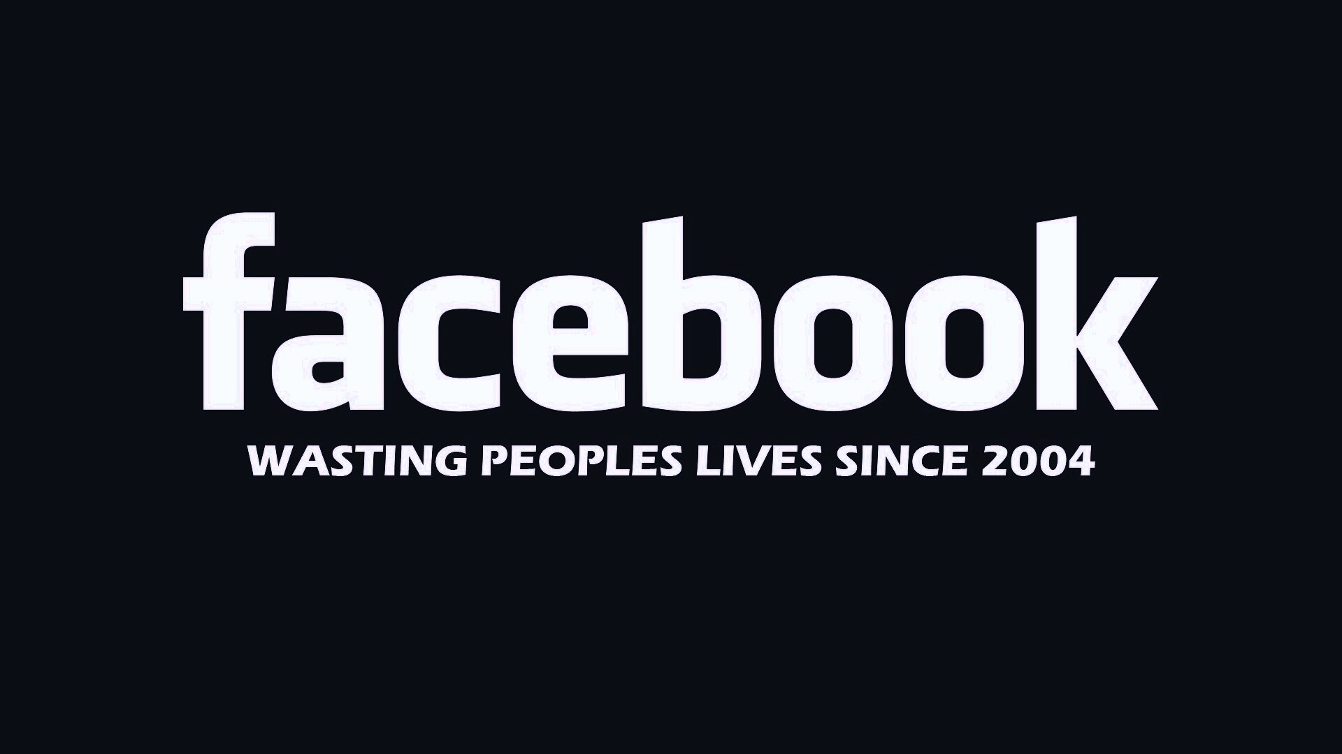 Facebook - жизнь на свалку обои