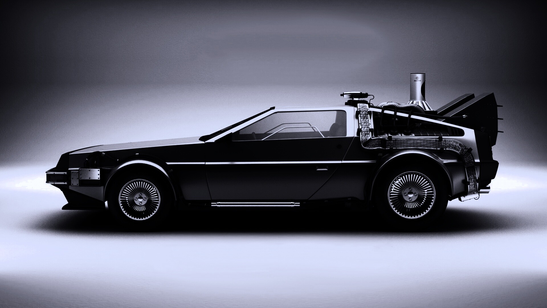 DeLorean машина времени обои