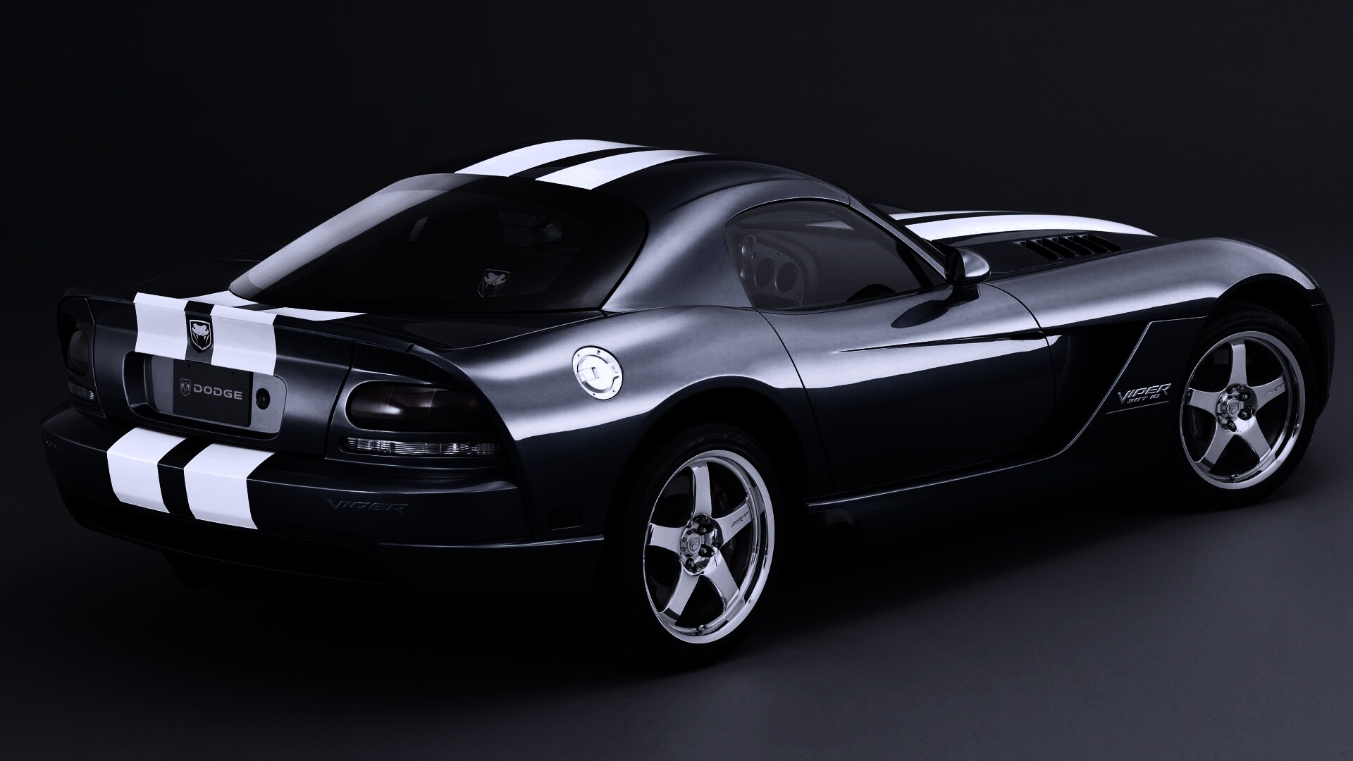 Синий Dodge Viper обои