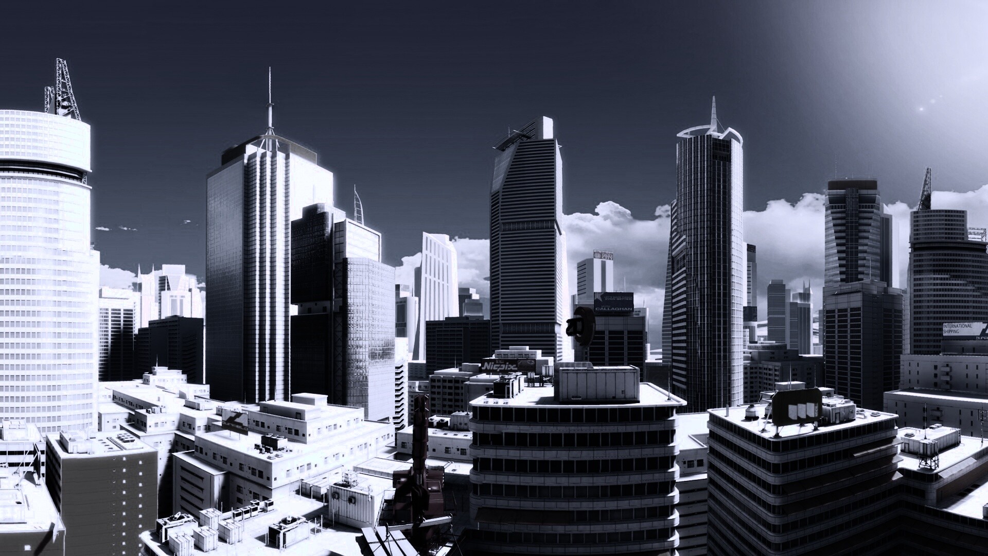 Город Mirrors Edge обои