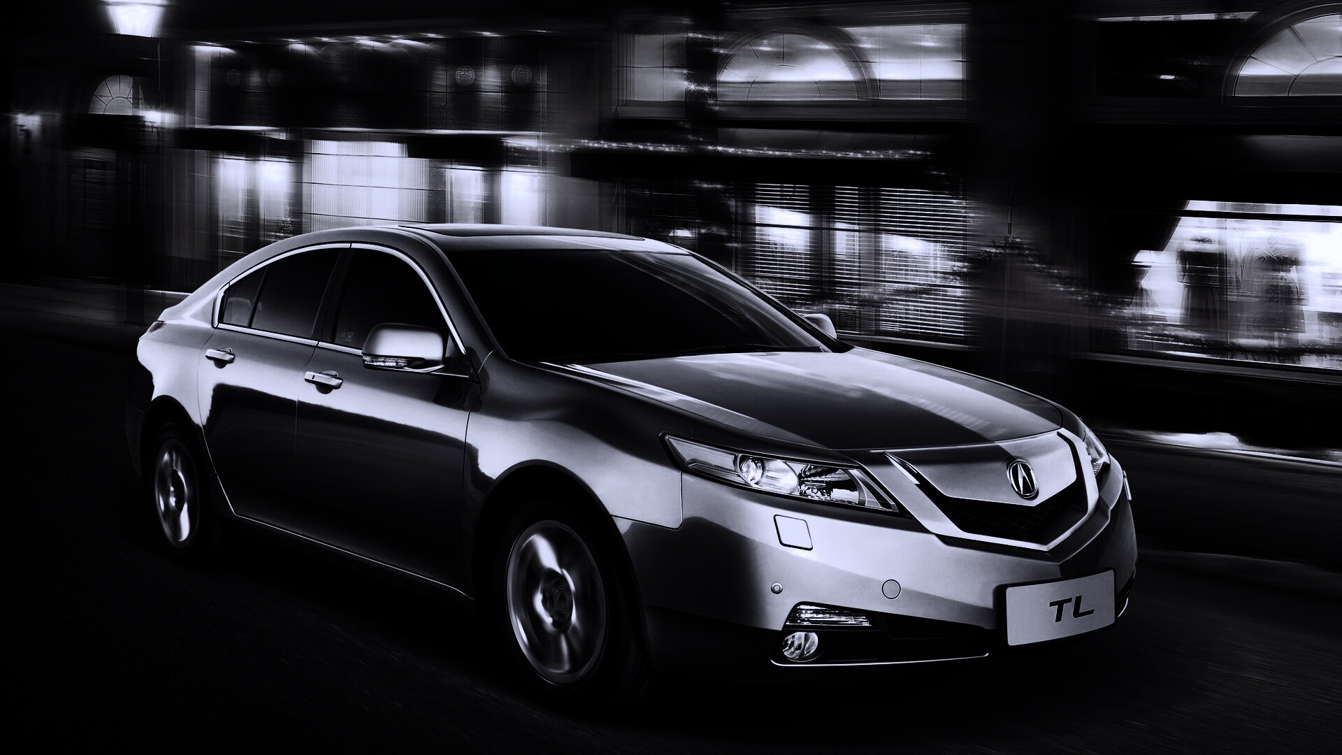 Acura в движении обои