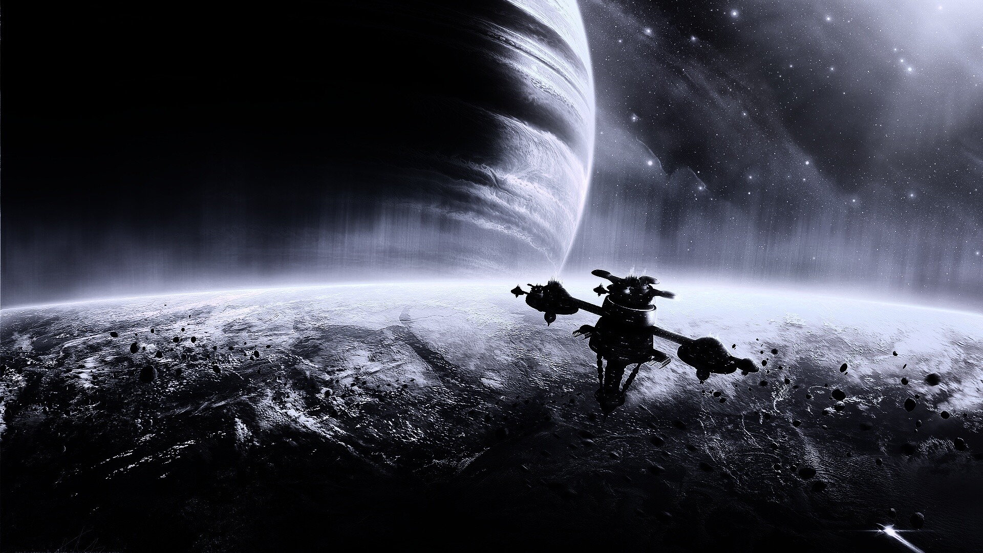 Космический корабль обои