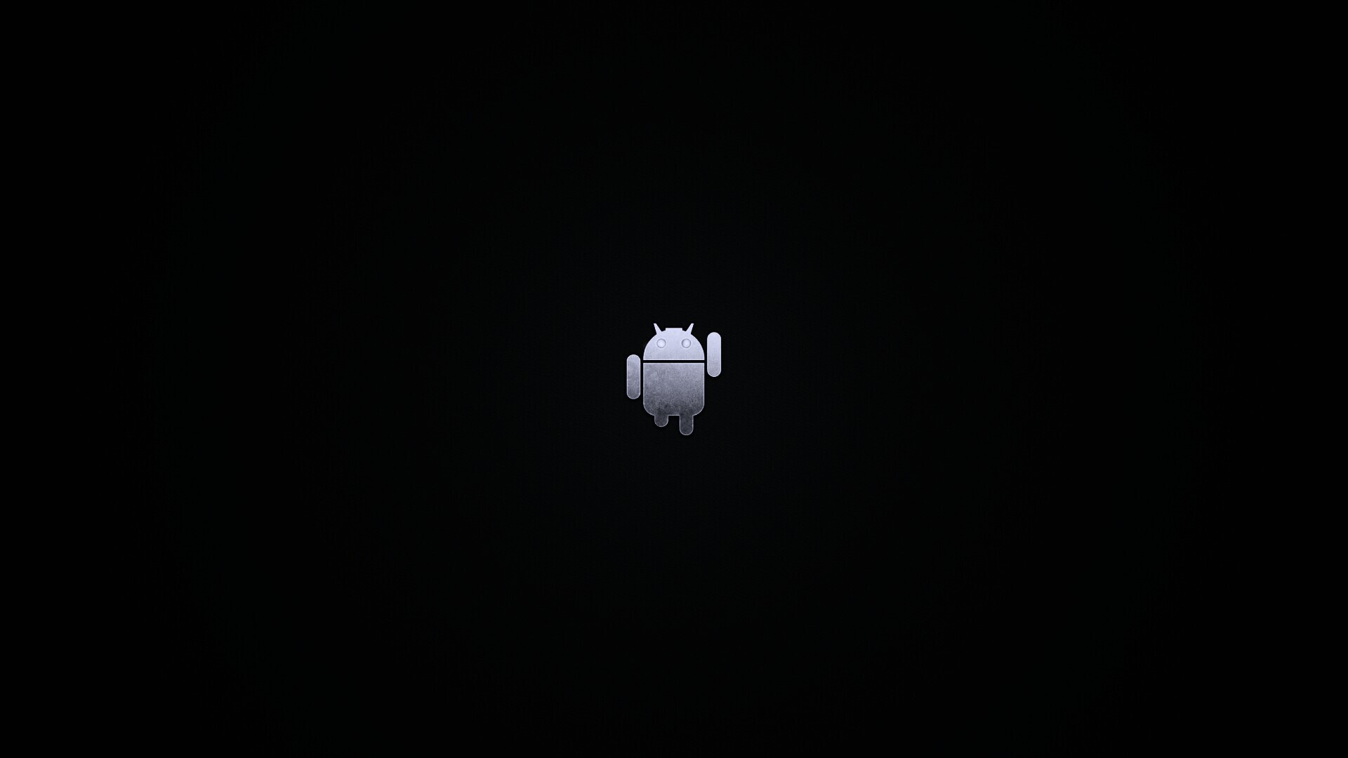 Логотип Android на зеленом фоне обои